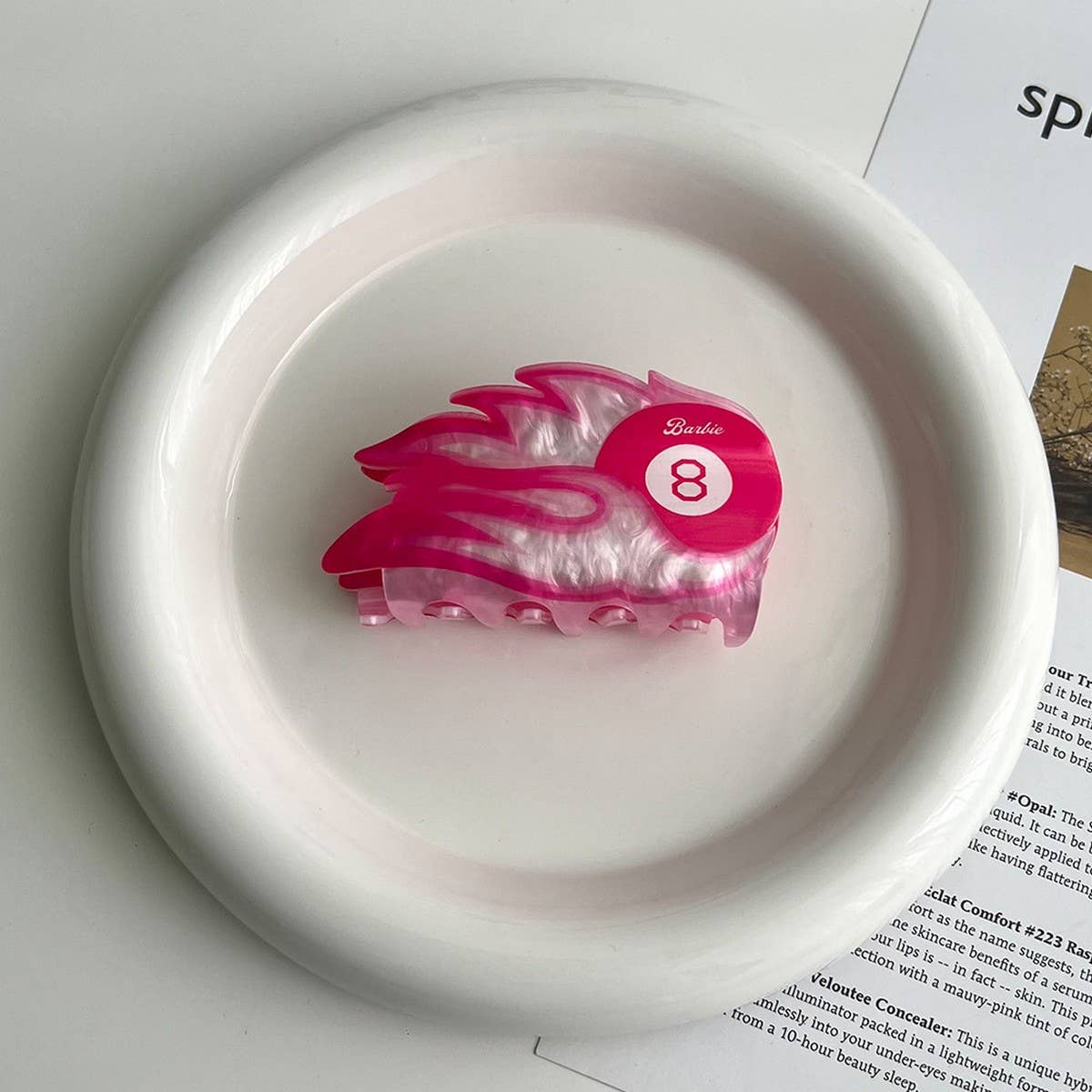 HALLOWEEN GHOST CARTOON HAIR CLAW CLIP FOR GIRLS_CWAHA5781