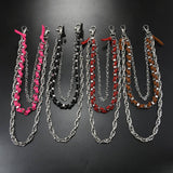 CREATIVE WOVEN THREE LAYER TRENDY JEANS CHAIN_CWMM4829