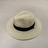 ALL MATCH SIMPLE BEACH VACATION STRAW HAT_CWAH3448