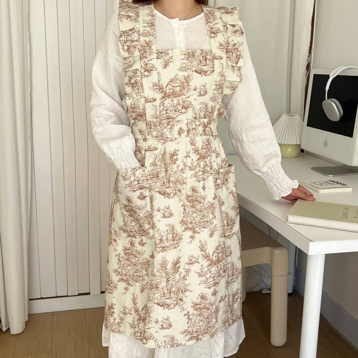 ANTI FOULING AND WATERPROOF PRINTED LOTUS LEAFAPRON_CWMM5814