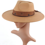 AUTUMN AND WINTER WARM WIDE BRIM PANAMA HAT_CWAH1883