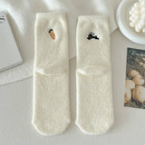AUTUMN AND WINTER CUTE VELVET SLEEPING SOCKS_CWMS1054