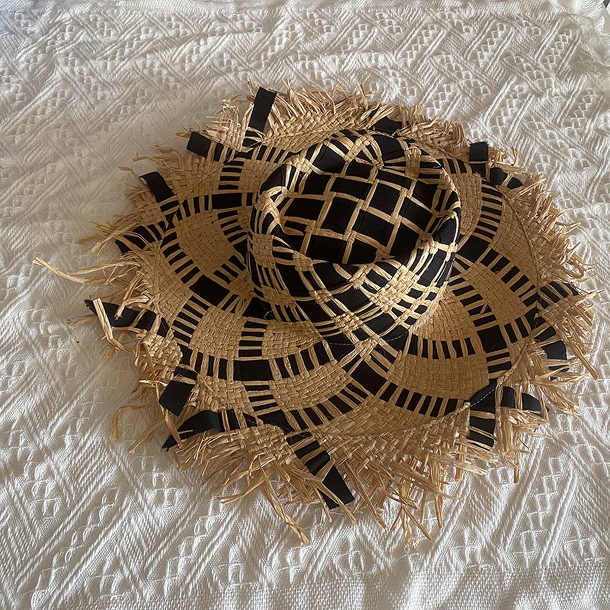 SUMMER WOMENS SUN HAT WITH WIDE BRIM_CWAH3490