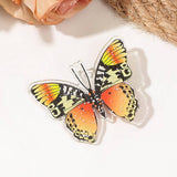 SILVER DOT IMITATION BUTTERFLY CUTE HAIRPIN_CWAHA1632