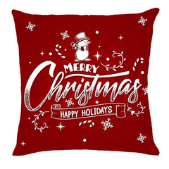 PRINTED VALENTINES DAY SNOWFLAKE PILLOW COVER_CWMM0776