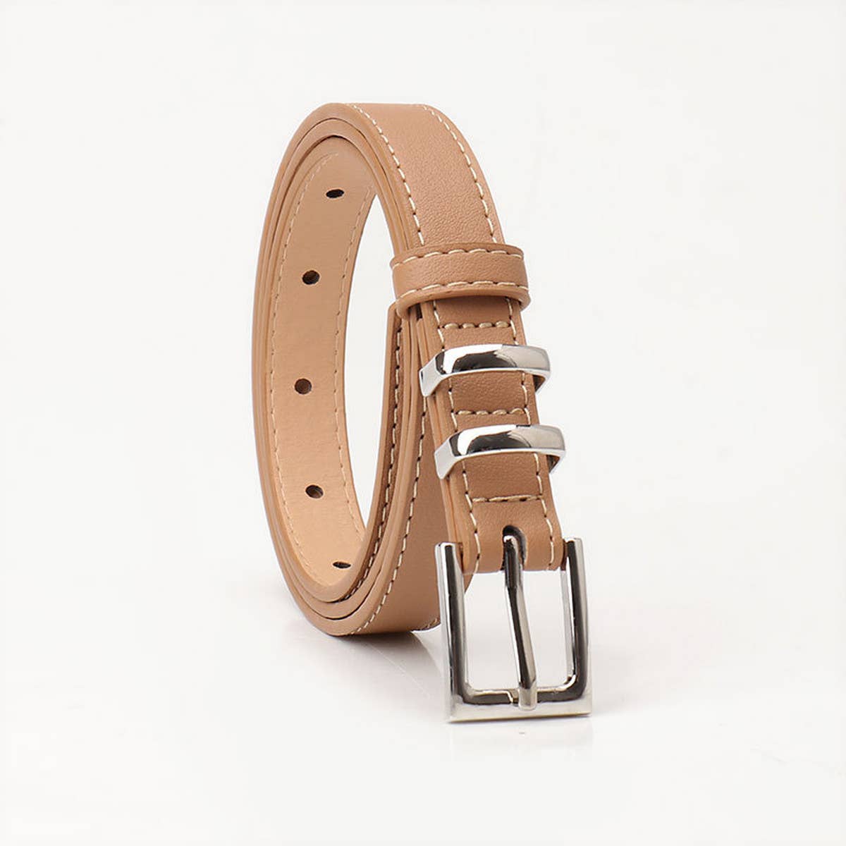 Cwabe0941_Simple High-End Square Buckle Belt