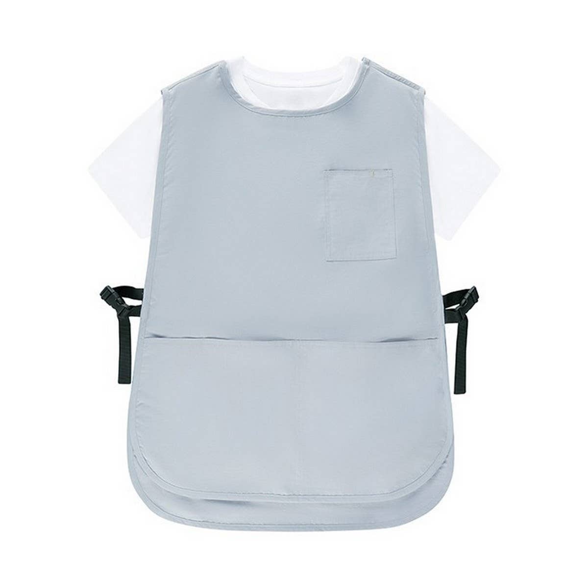 Waterproof Short Linen Aprons With Pockets_Cwmm3302