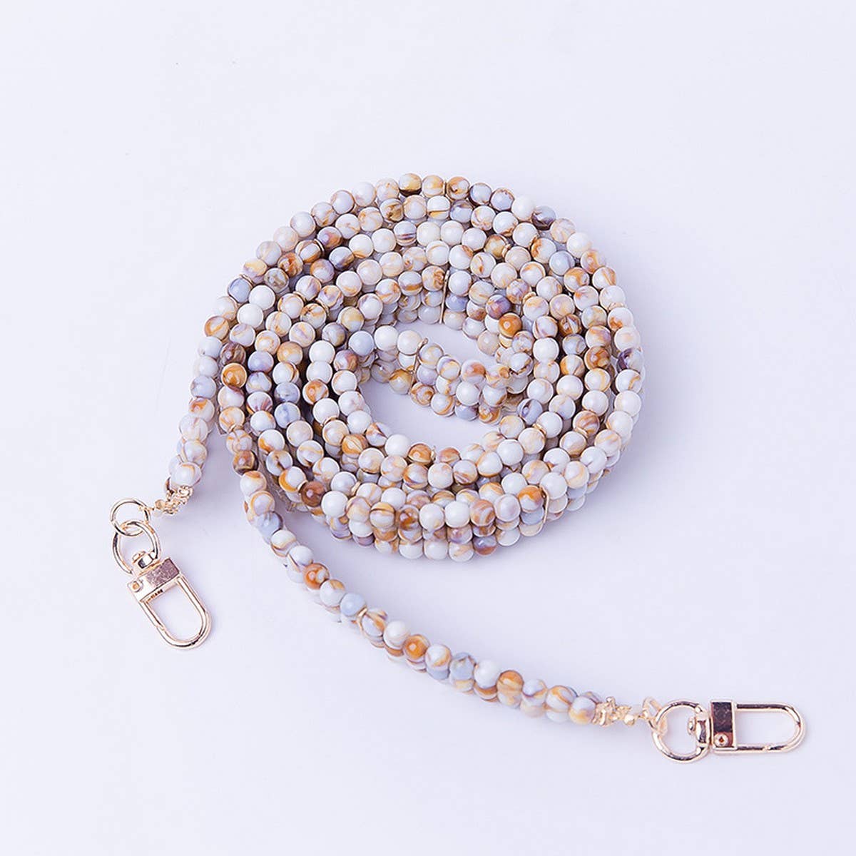 ACRYLIC TRIPLE ROW CHAIN BAG CHAIN PHONE CHAIN_CWMM5104