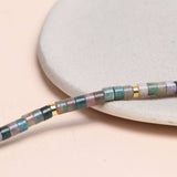 INDIAN TUBE BEAD YOGA FRIENDSHIP BEADED BRACELET_CWAJE3944
