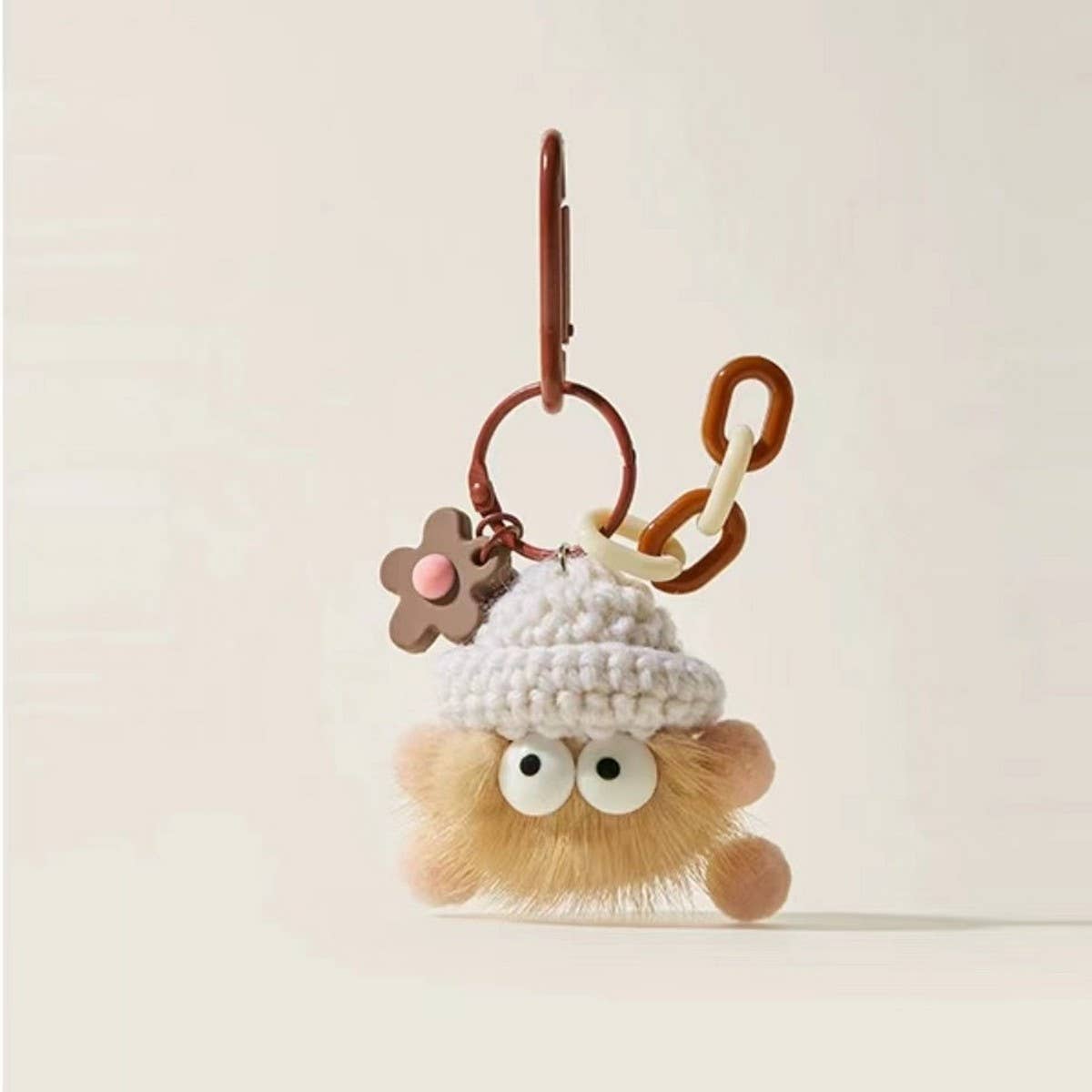 Cwmm10413_Cute Keychain Plush Backpack Bag Charm