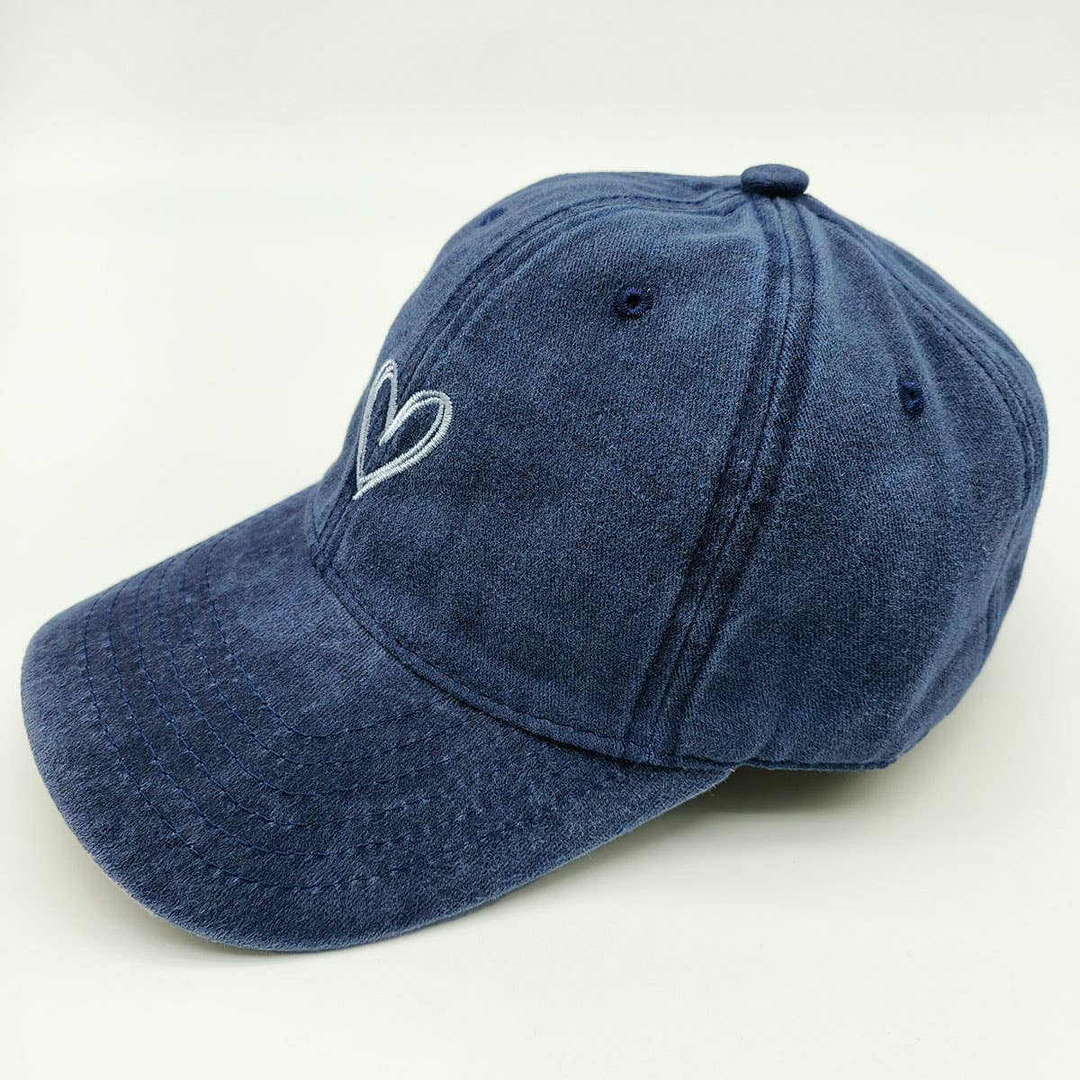 SPRING SUMMER WASH HEART BASEBALL CAP SUN HAT CWAH0012