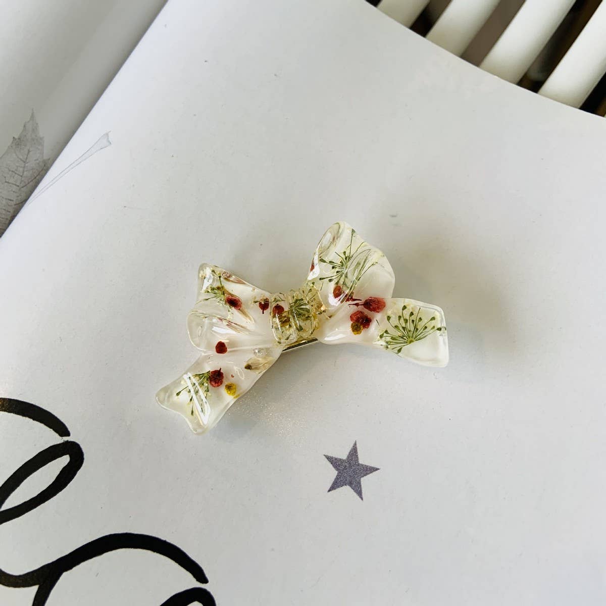 SWEET FLORAL ALL MATCH SIMPLE SWEET HAIRPIN_CWAHA2158