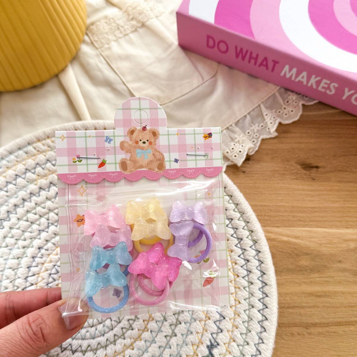Cute Bunny Bear Hair Ties Set_Cwaha08456