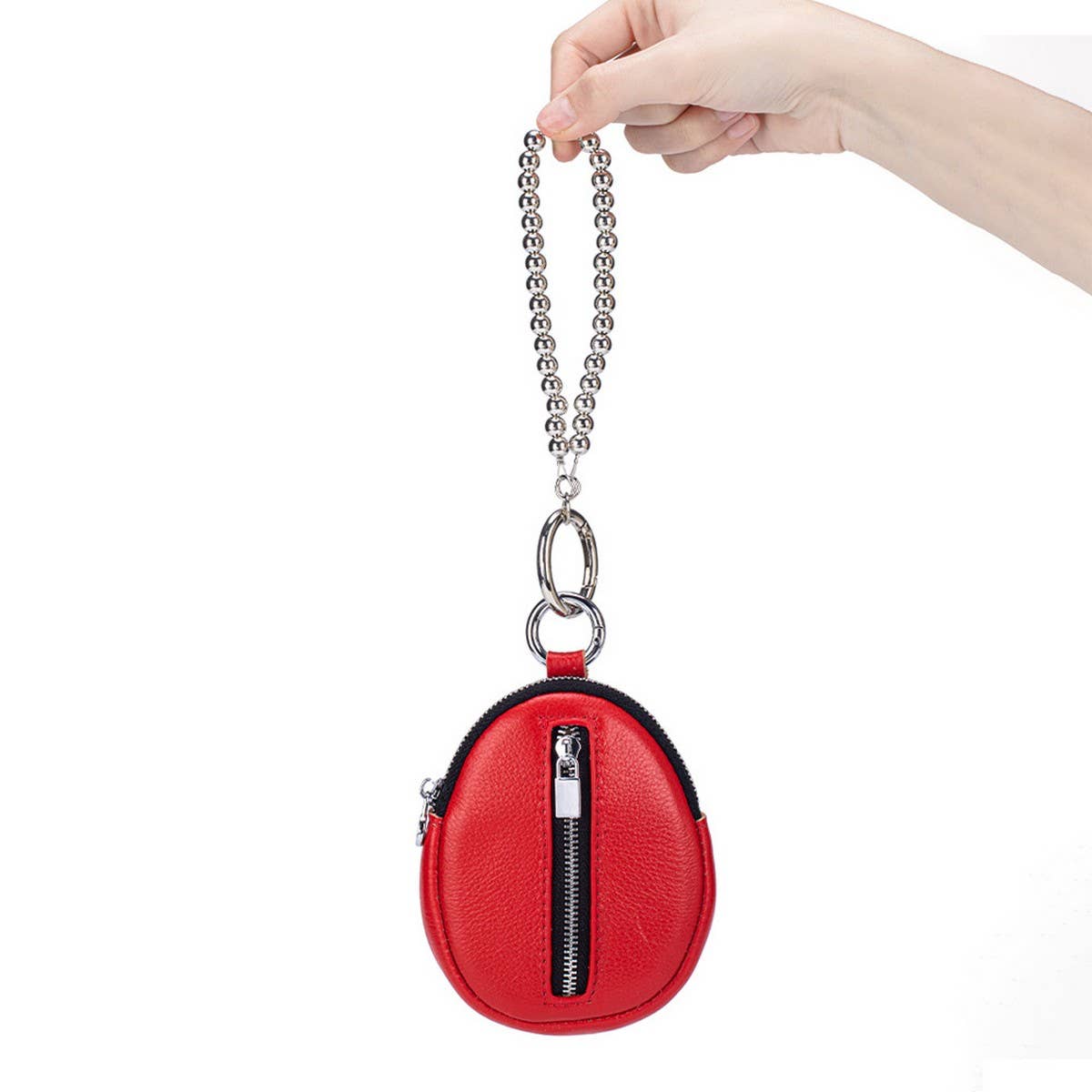 PREMIUM LEATHER PEARL CLUTCH MINI PURSE_CUAB00367