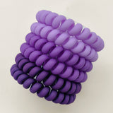 HIGH ELASTIC FROSTED PHONE CORD HAIR TIES_CWAHA1122