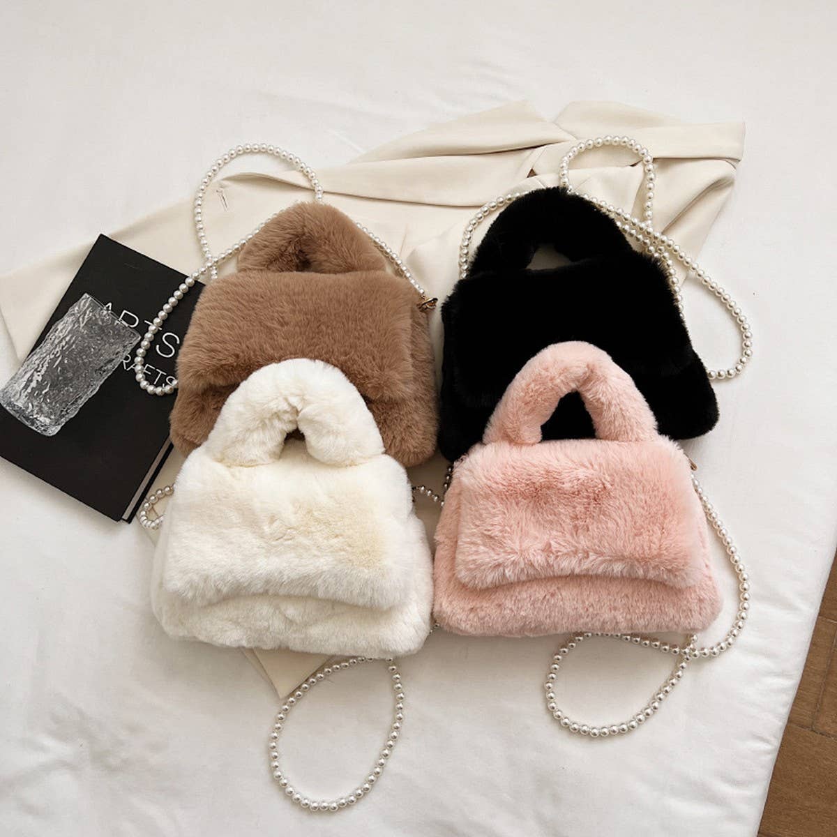 Winter Fashion One-Shoulder Crossbody Plush Bag_Cwab3997