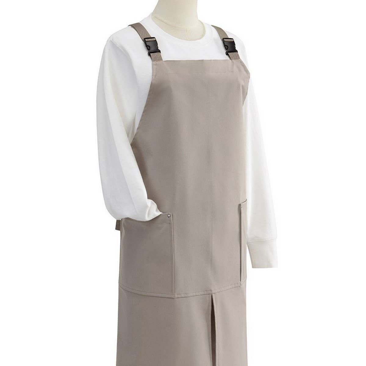 CAFE RESTAURANT CANVAS APRON WITH POCKETS_CWMM3294