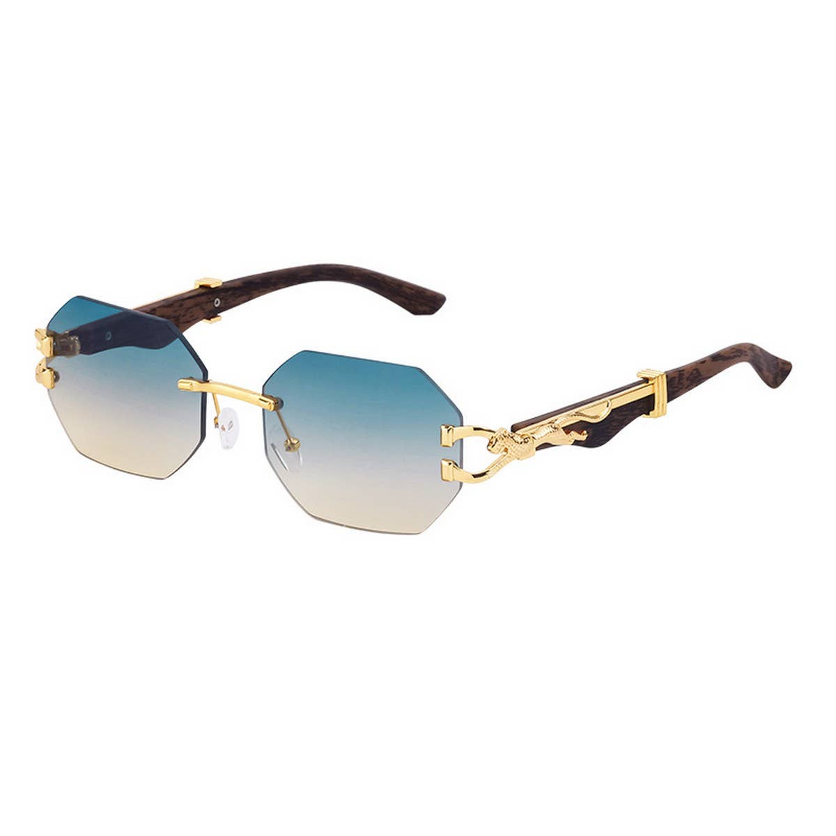 FAUX WOOD GRAIN LEOPARD TEMPLE SUNGLASSES_CWASG0616