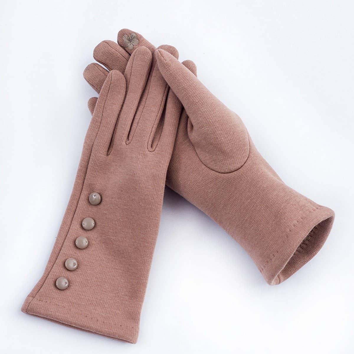 Autumn And Winter Five-Finger Warm Gloves_Cwmm1532