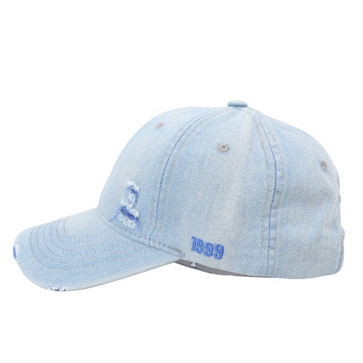 RETRO DENIM BASEBALL CAP UNISEX SUN HAT CWAH1139