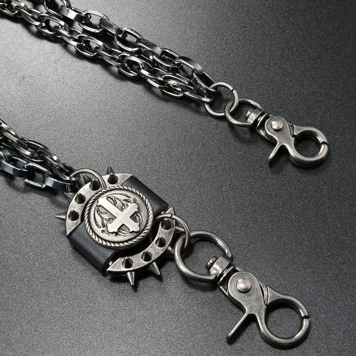 Vintage Cool Metal Cross Jeans Chain_Cwmm4881