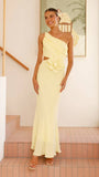 Stylish Slim Sexy Solid Color Strapless Dress