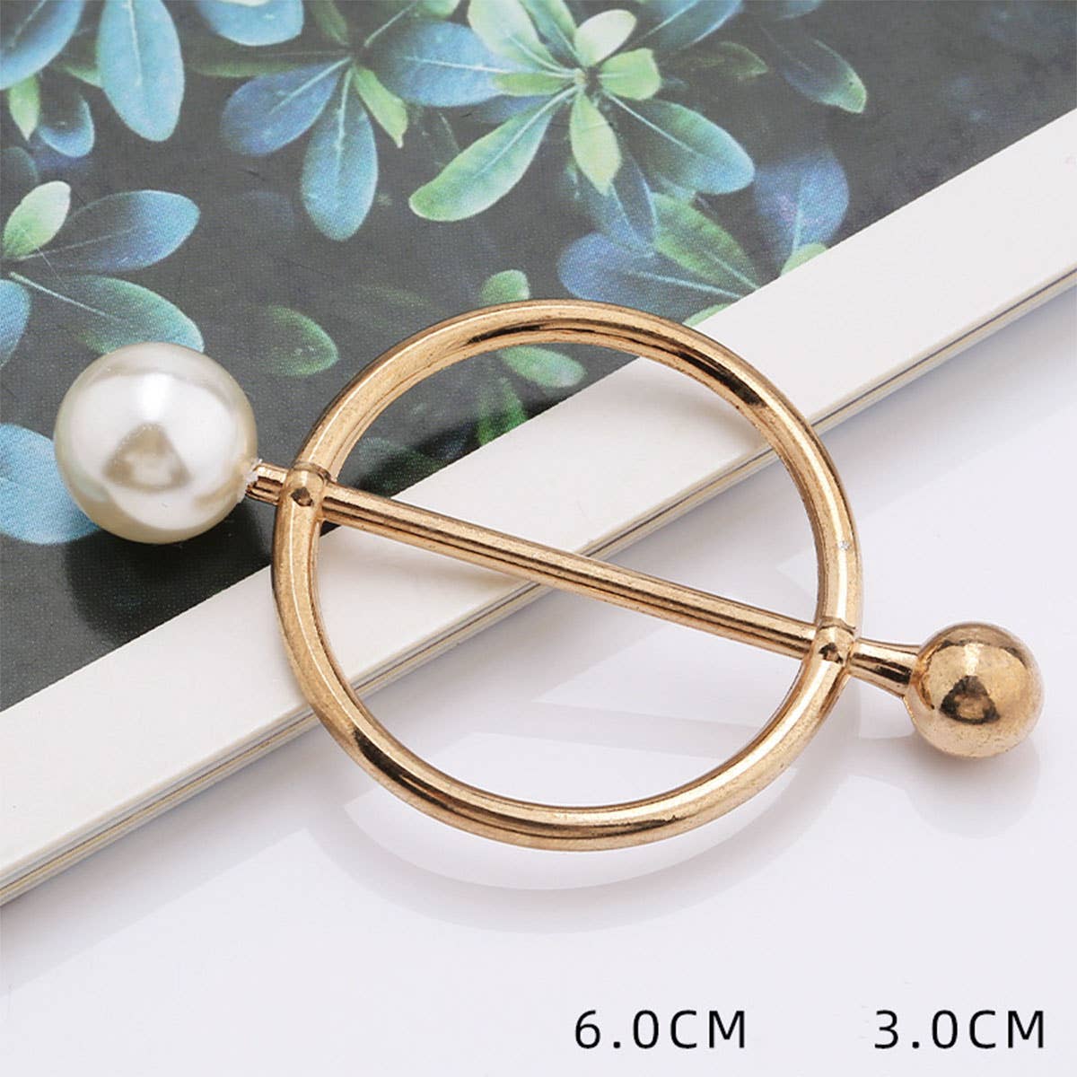 RING WITH PEARLS SCARF RING WITH NO UPKEEP_CWMM2141