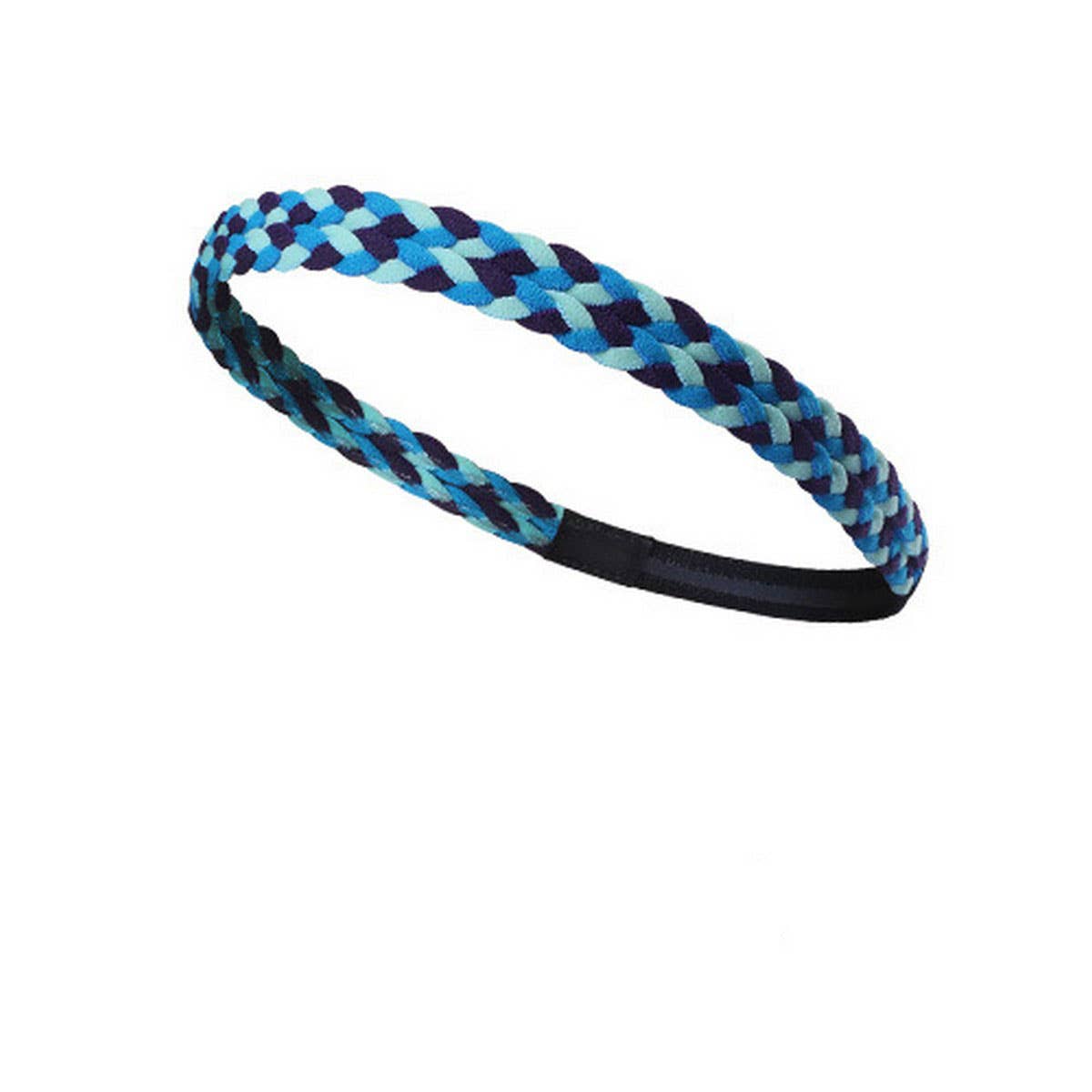 BRAIDED NON SLIP SILICONE SWEATBAND FOR SPORTS_CWMM7952