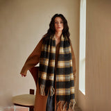 FAUX CASHMERE SCARF THICK SOFT REVERSIBLE WRAP_CWASC2373