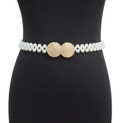 CASUALROUND BUCKLE ELASTIC THIN WAIST CHAIN_CWABE0510