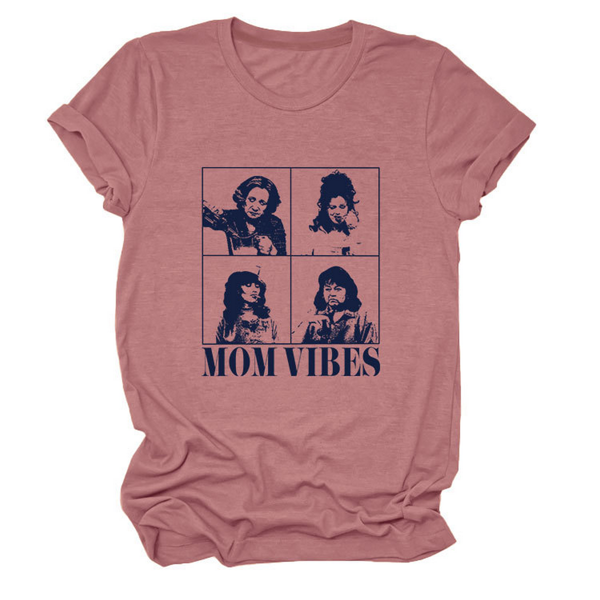 Trendy Casual Womens Crew Neck T-Shirt