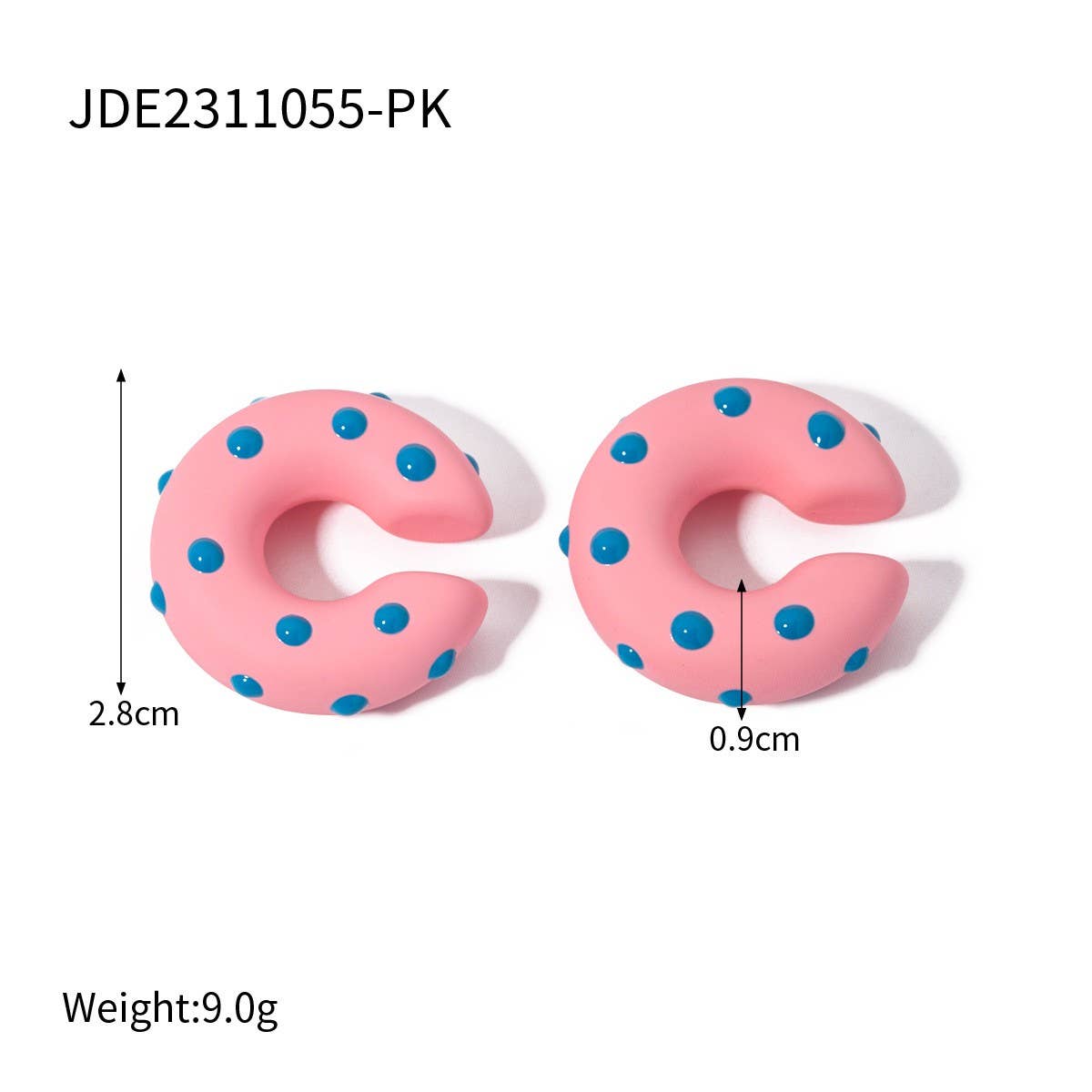 PERSONALIZED FASHIONABLE C SHAPED EARRINGS_CWAJE1361