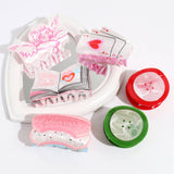 Vintage Acetate Hair Claw Angel Button Clip