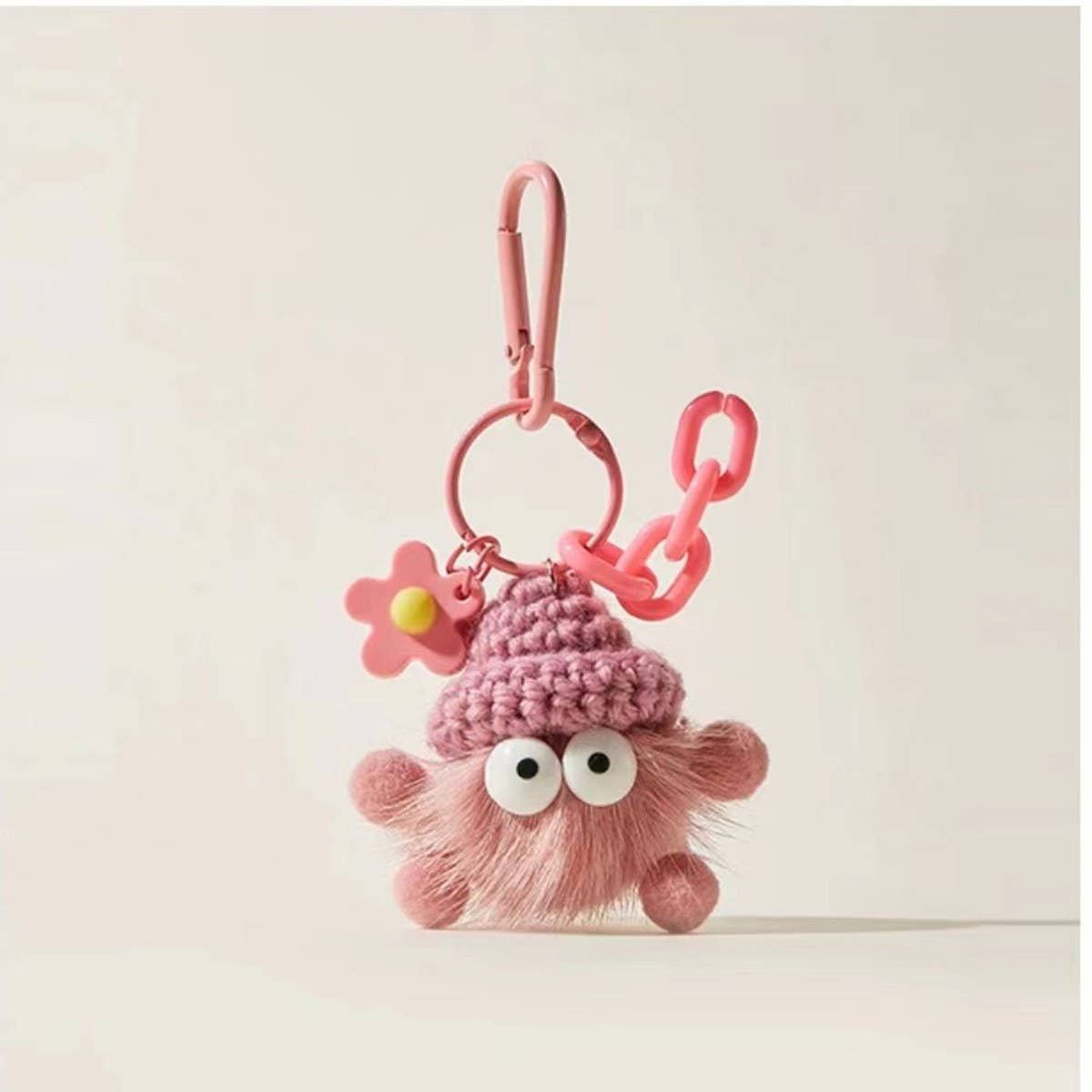 Cwmm10413_Cute Keychain Plush Backpack Bag Charm