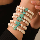 FASHIONABLE MARINE ANIMAL BRACELET SET_CWMM3539
