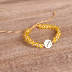 CONSTELLATIONS 4MM STONE BEADS BRAIDED BRACELETS_CWAJE3939