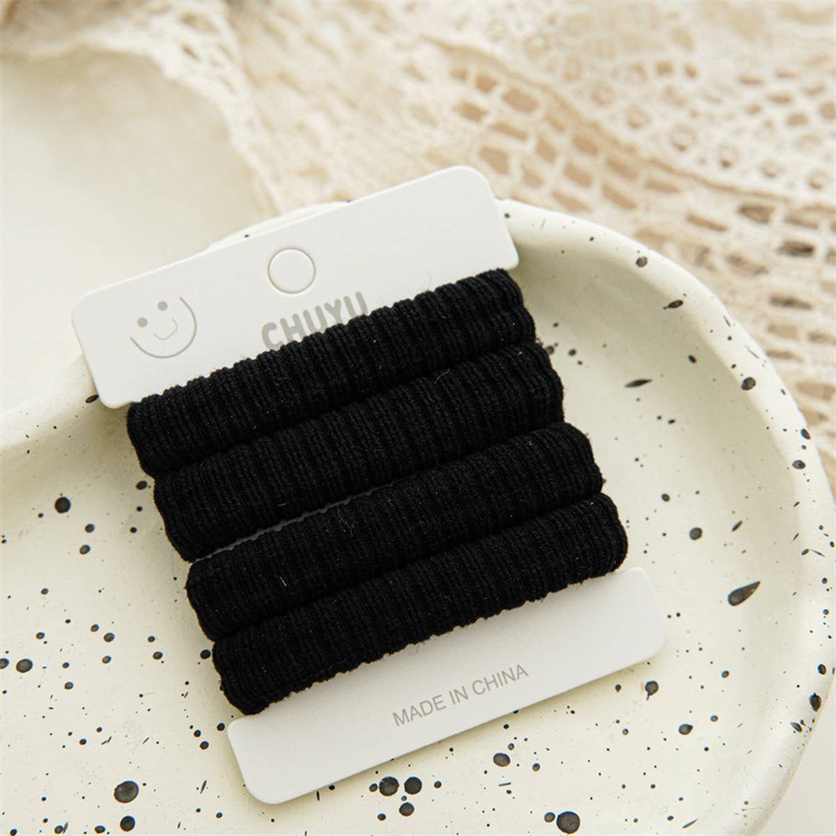 HIGH ELASTICITY SIMPLE PONYTAIL HAIR TIES_CWAHA1131