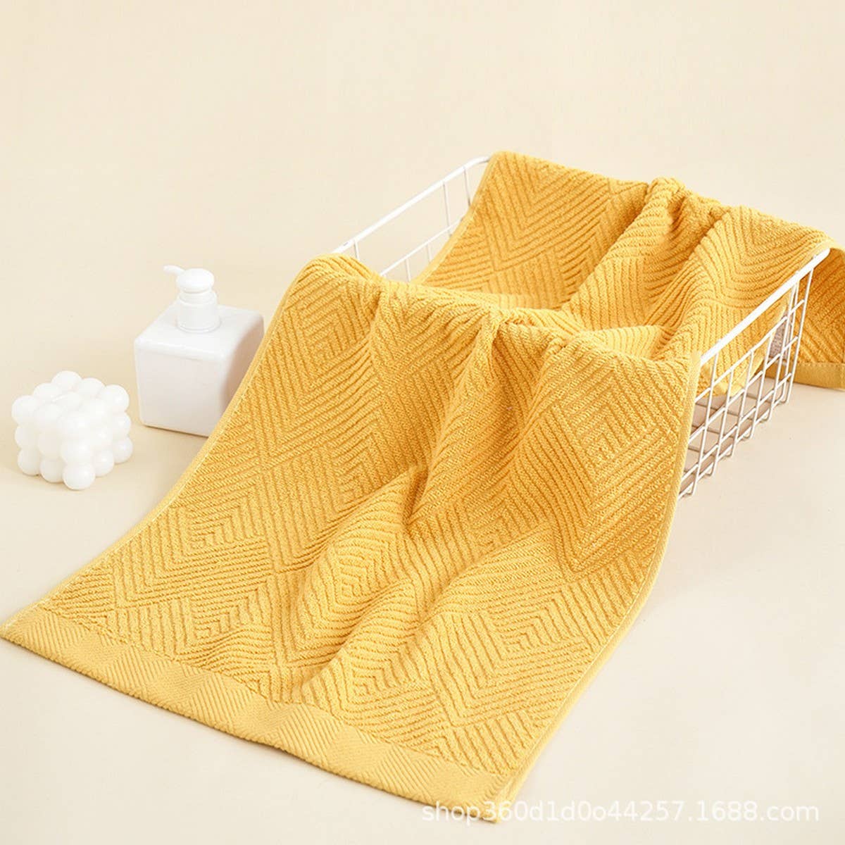 LONG PLUSH SOLID COLOR HOUSEHOLD COTTON TOWEL_CWMM2304