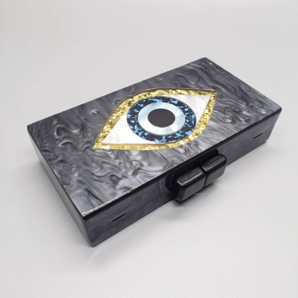 New Acrylic Eye Clutch Wedding Evening Chain Bag_Cwab5898