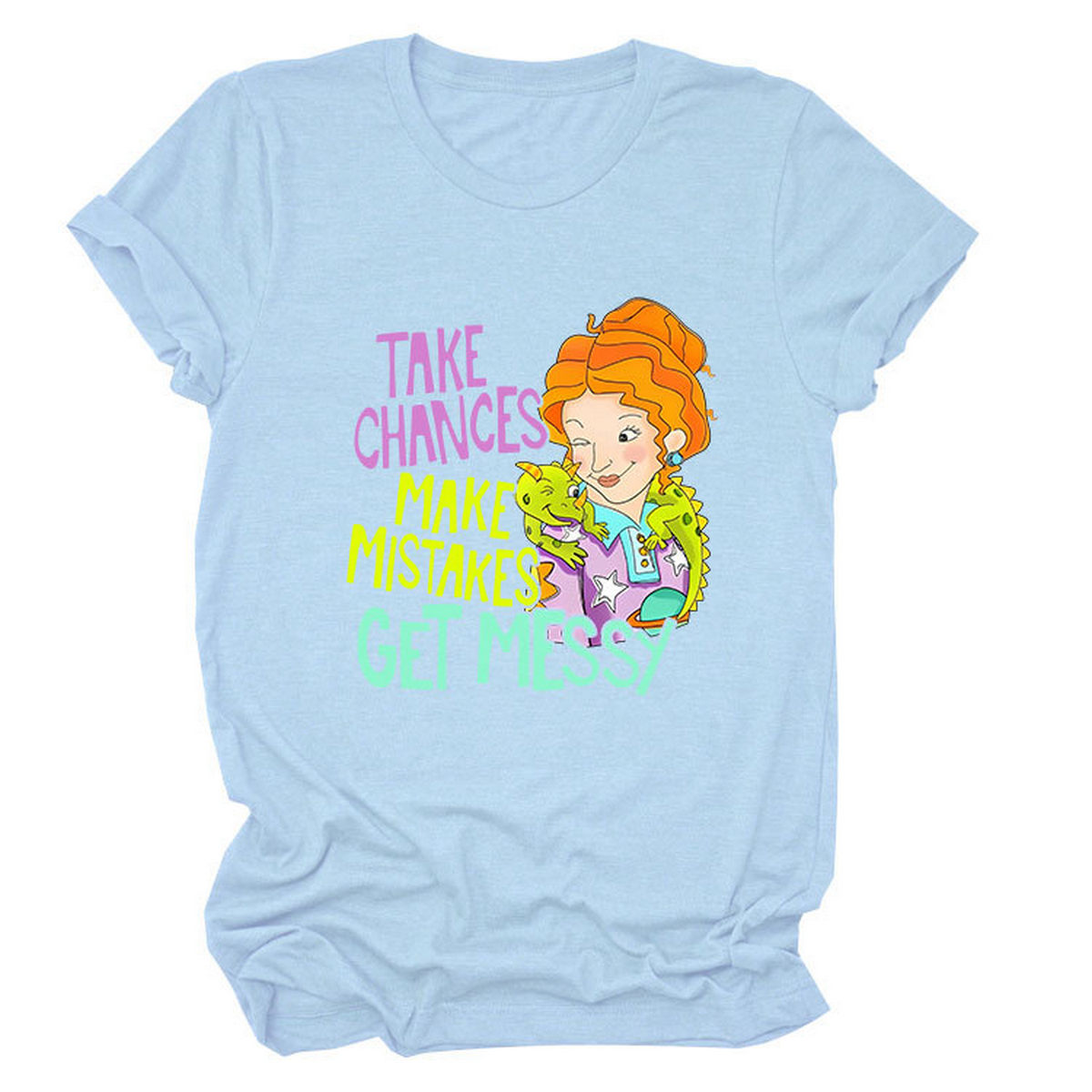 POSITIVE MESSAGE TEE TAKE CHANCES PRINT_CWTTS1484