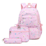 GIRLS BACKPACKS FOR SCHOOL 3 PIECE OCEAN DESIGN_CWAB5392