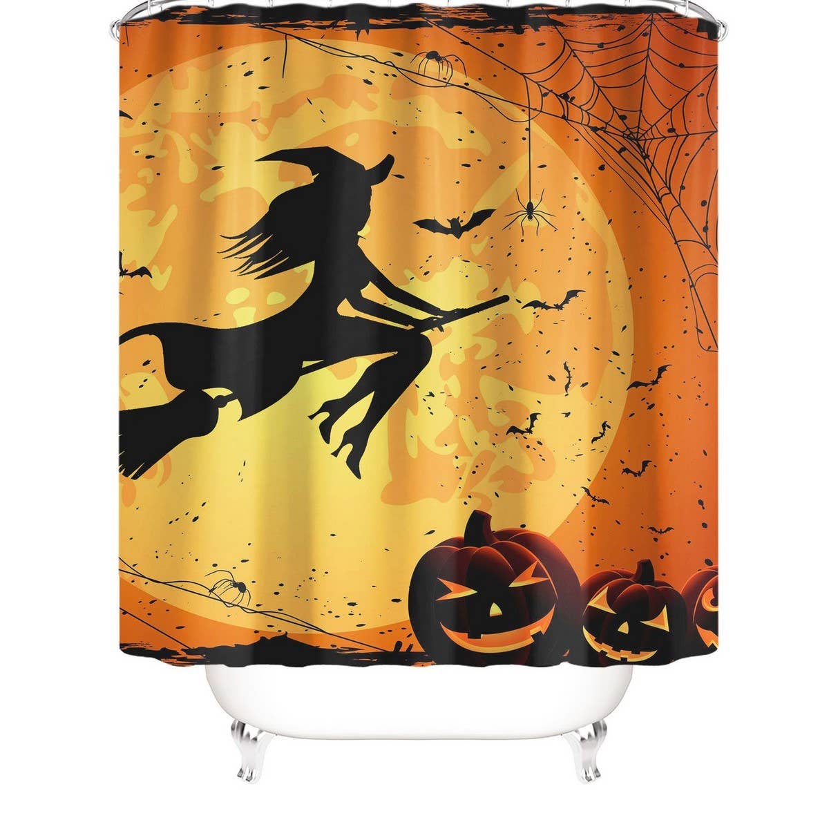 HALLOWEEN THANKSGIVING FLOWER SHOWER CURTAIN_CWMM1803
