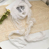 Trendy Sheer Polka Dot Scarf Neck Shawl_Cwasc02985