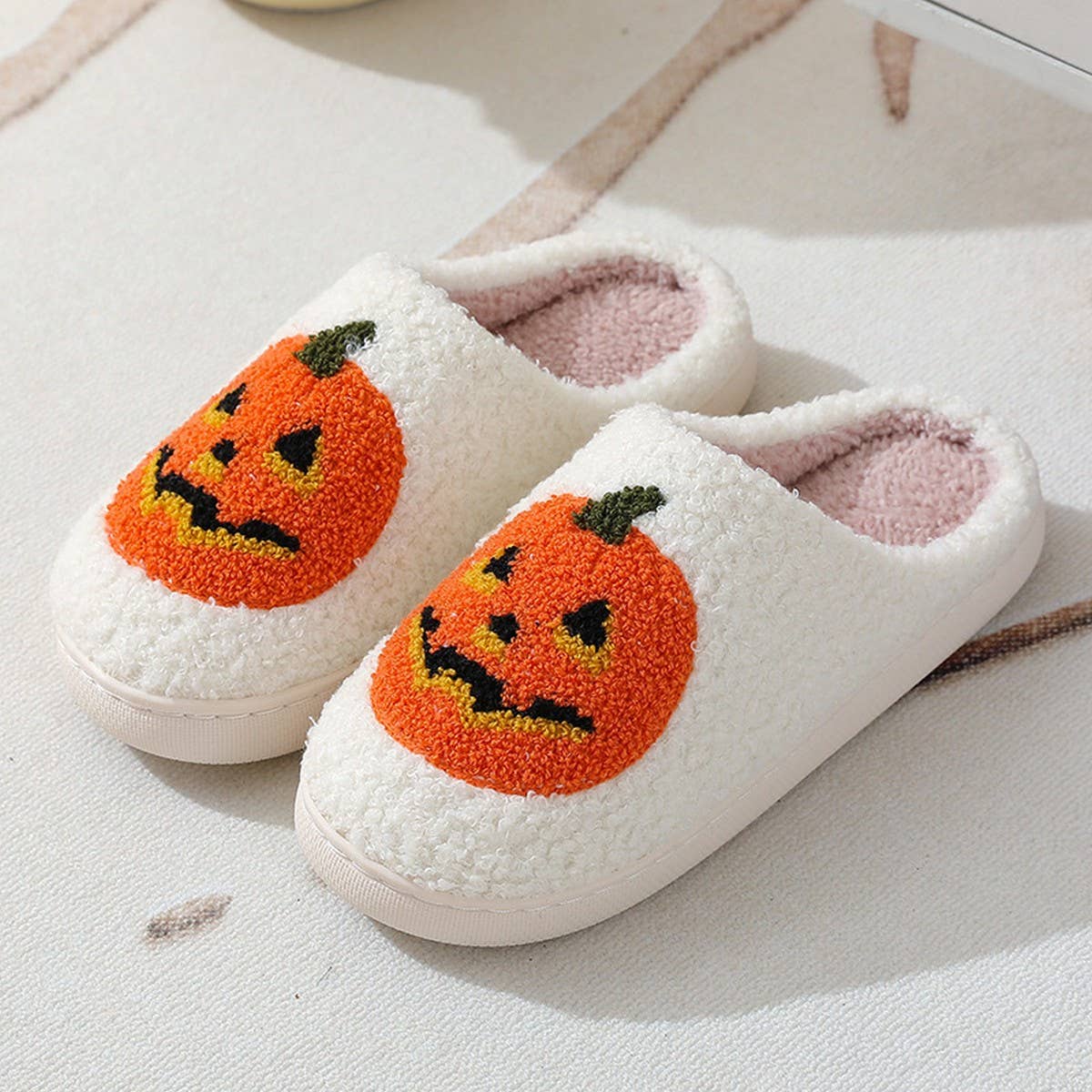 HALLOWEEN ATMOSPHERE SLIPPERS CUTE FUNNY AUTUMN WINTER