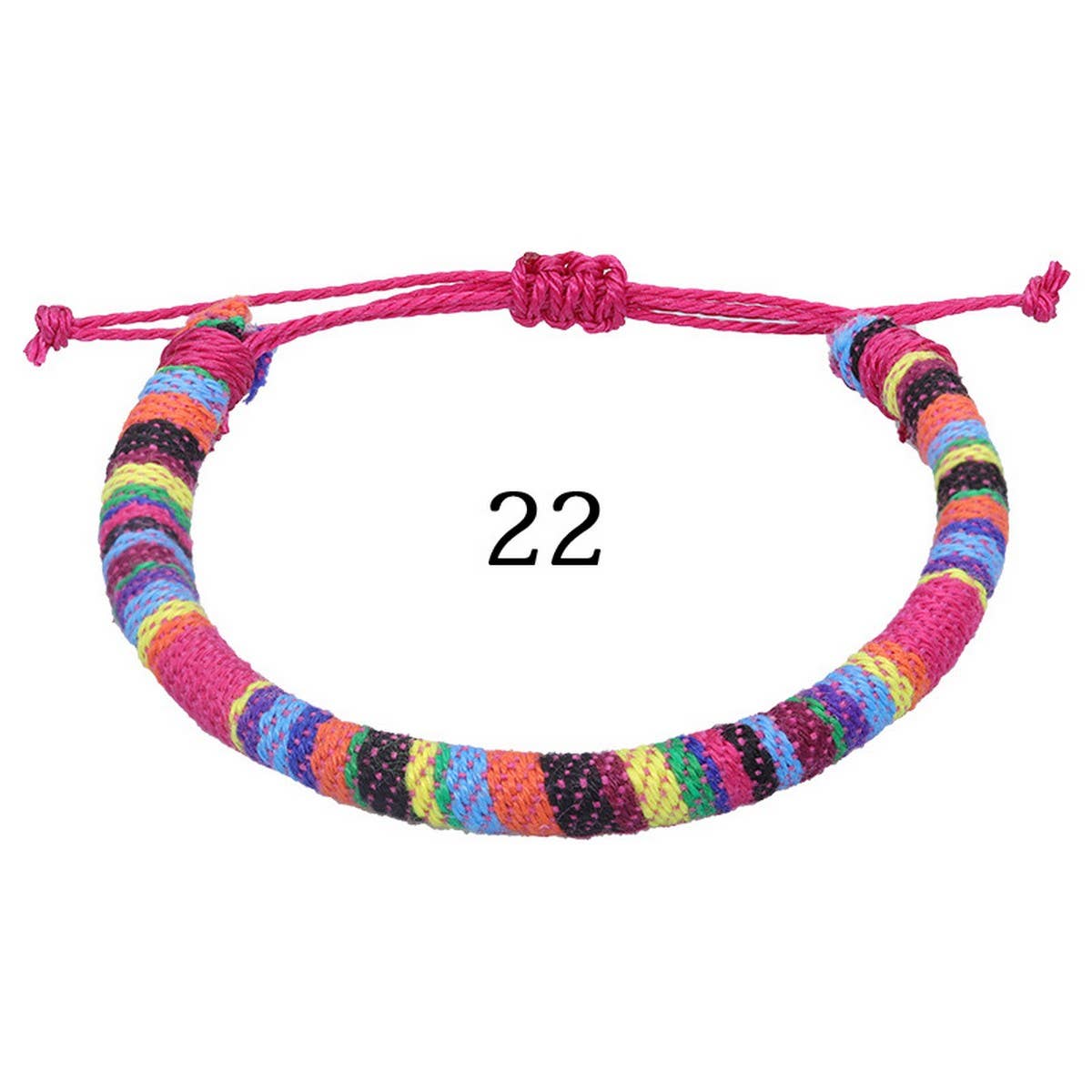 BOHEMIAN ETHNIC STYLE COLORFUL HANDWOVEN BRACELET_CWMM0538