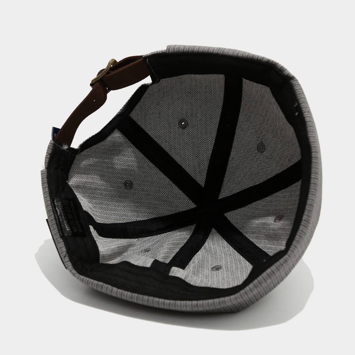 Japanese Style Leather Patch Brimless Cap_Cwah04609