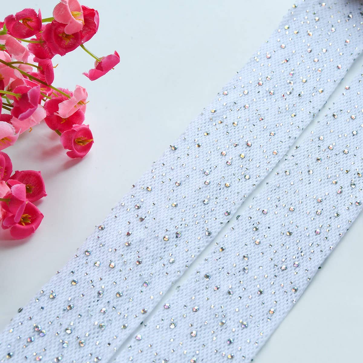 Women Sparkle Rhinestone Fishnets Stockings_Cwms0230