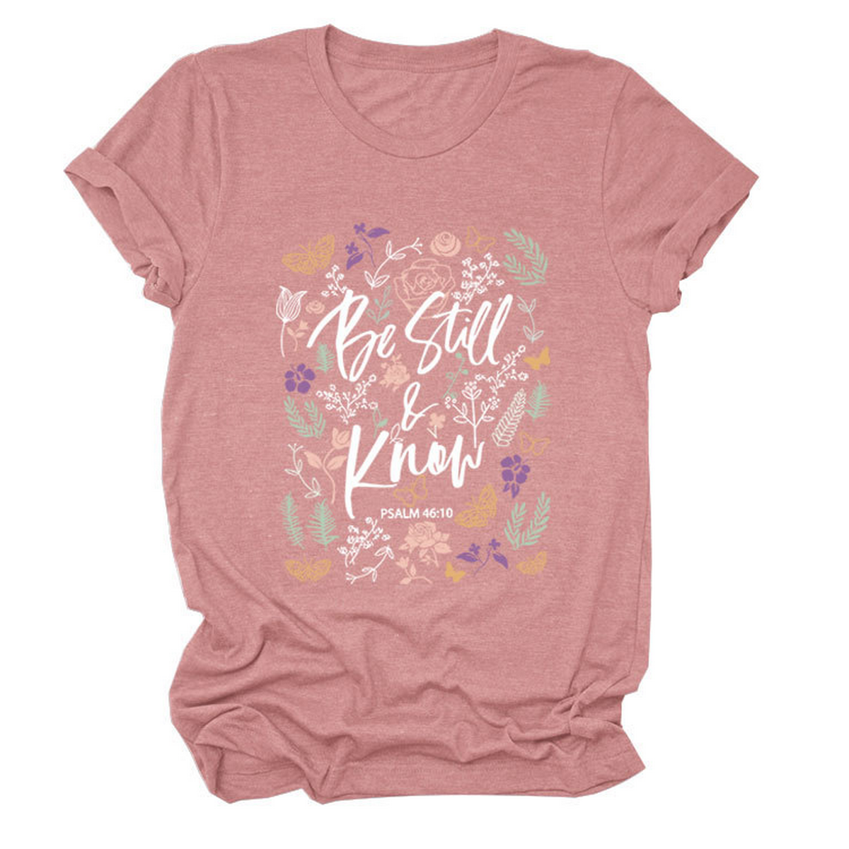 Womens Faith Tee, Be Still And Know_Cwtts1480