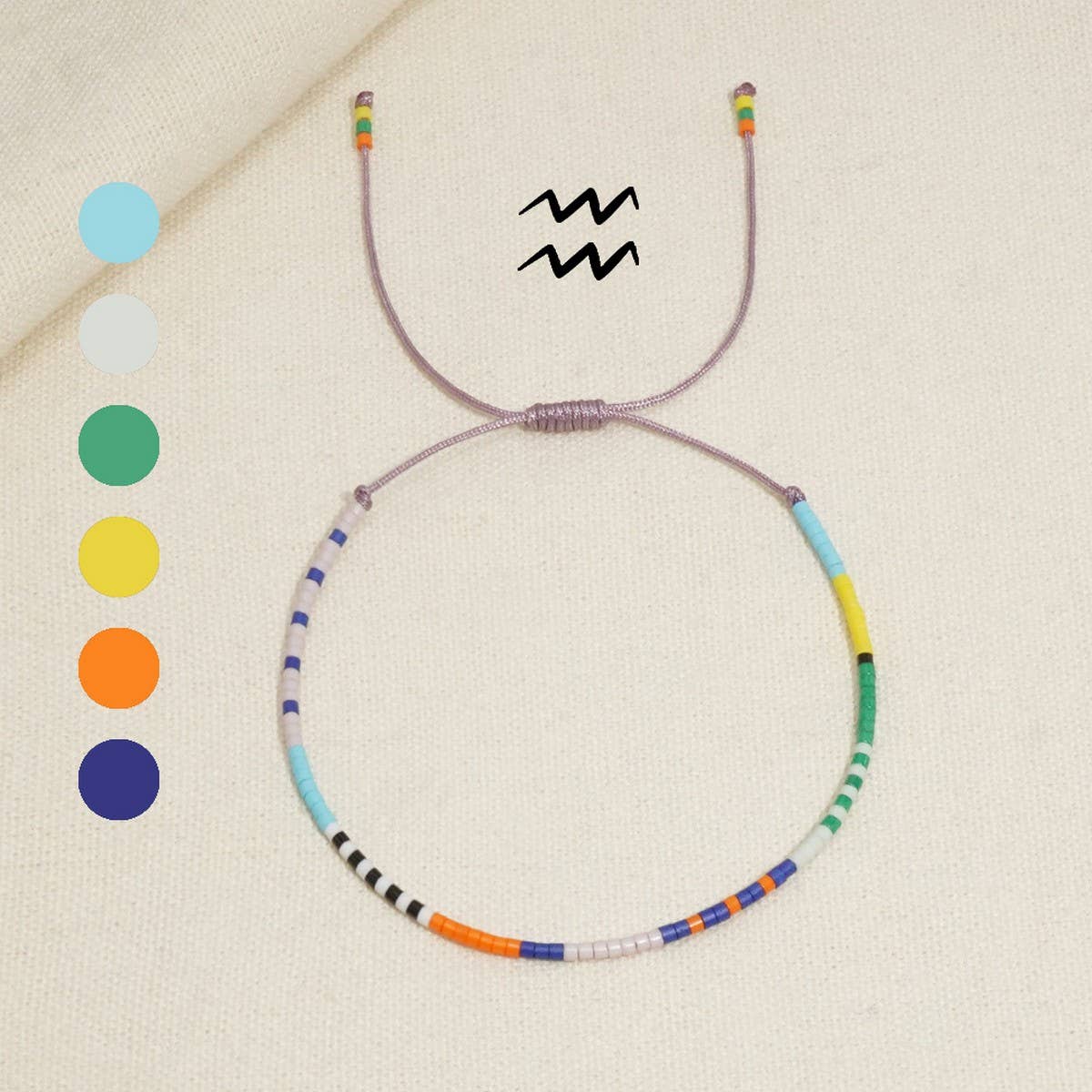 Zodiac Hand- Ven Beaded Bracelet_Cwmm3856