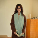 SOFT KNIT SCARF THICK TASSEL WINTER WARM WRAP_CWASC2292